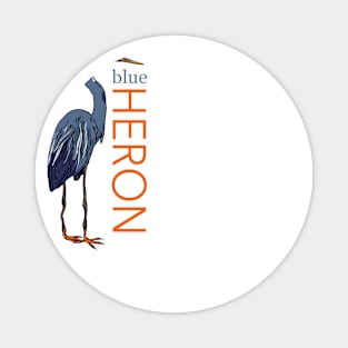 Blue Heron Stands Tall Magnet